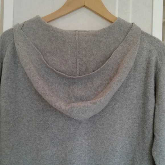 Stefanel hooded sweater wool cashmere blend Italy - Picture 7 of 13